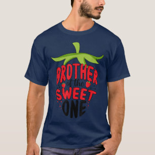 Cute Strawberry First Birthday Family Matching Bro T-Shirt