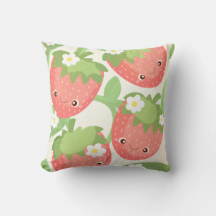 Cute Strawberry Garden Cushion
