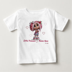 Cute Strawberry Girl Baby T-Shirt