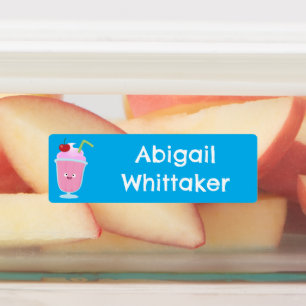 Cute strawberry ice cream sundae personalised