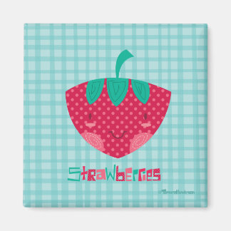 Cute Strawberry Magnet