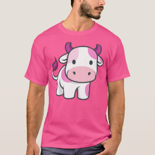 Cute Strawberry Milk Cow T-Shirt