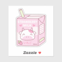 Cute Strawberry Milk Packet Doodle