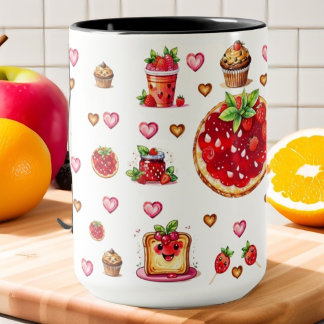 Cute Strawberry 💗🍓🥨 Mug