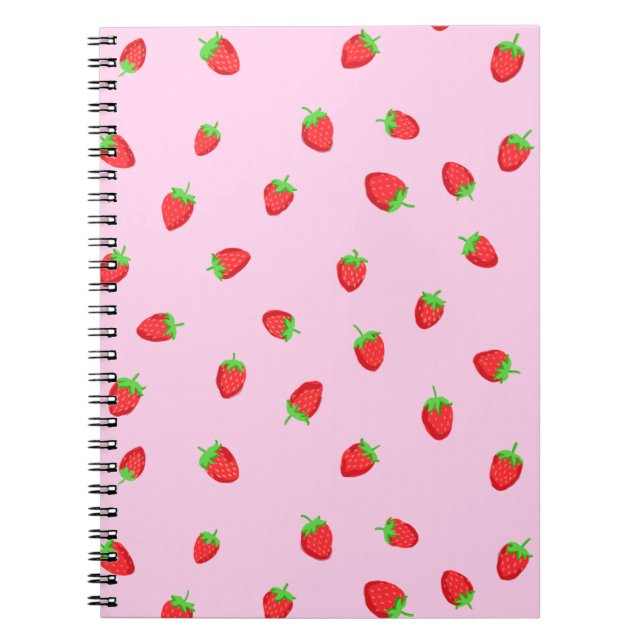 Cute Strawberry Notebook (Front)