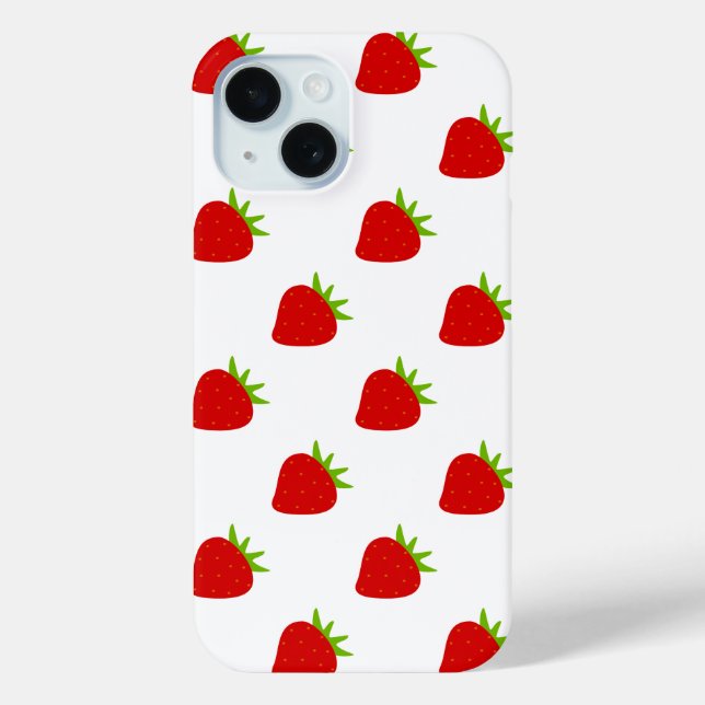 Cute Strawberry Pattern | Case-Mate iPhone Case (Back)