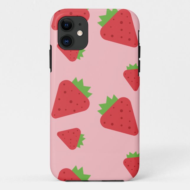 Cute Strawberry Pattern  Case-Mate iPhone Case (Back)