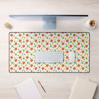 Cute Strawberry Pattern Desk Mat