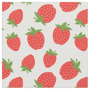 Cute Strawberry Pattern Fabric