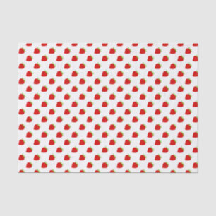 Cute Strawberry Pattern Tissue Paper