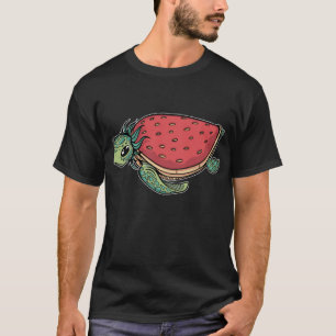 Cute Strawberry Sea Turtle Adorable Ocean Animal & T-Shirt
