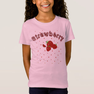 Cute Strawberry Summer Kids Girls T-Shirt
