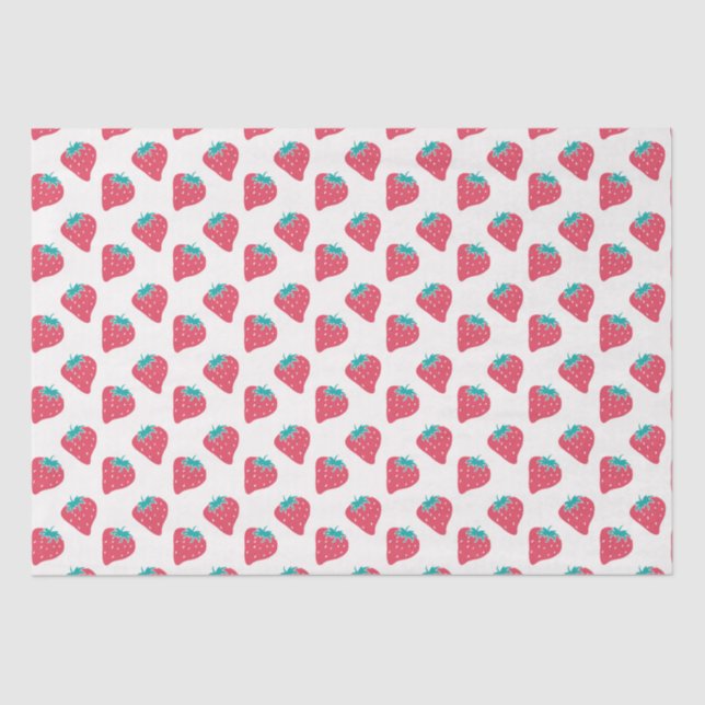 Cute Strawberry Tissue Paper (Front)