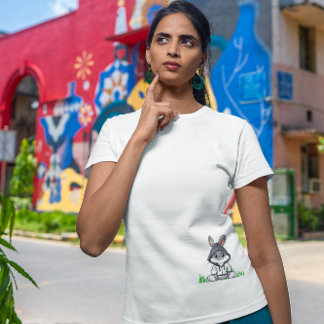 Cute Streetwear Rabbit Graphic Tee