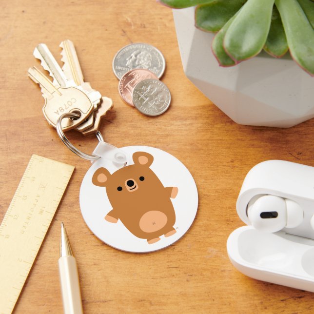 Cute Strong Cartoon Bear keychain (Desk)