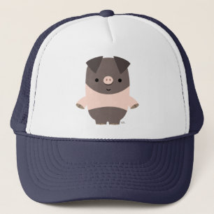 Cute Strong Cartoon Pig Hat