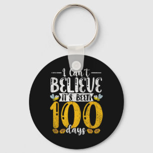Cute Student Bee I Cant Believe Its Been 100 Days Key Ring