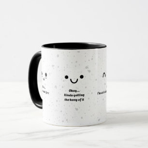 Cute Study Progress Mug, motivational journey  Mug
