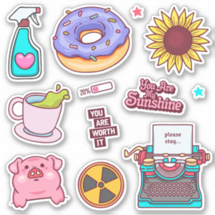Cute Stuff Sticker