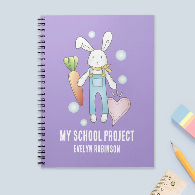 Cute Stuffed Animal Bunny Kids Notebook (Creator Uploaded)