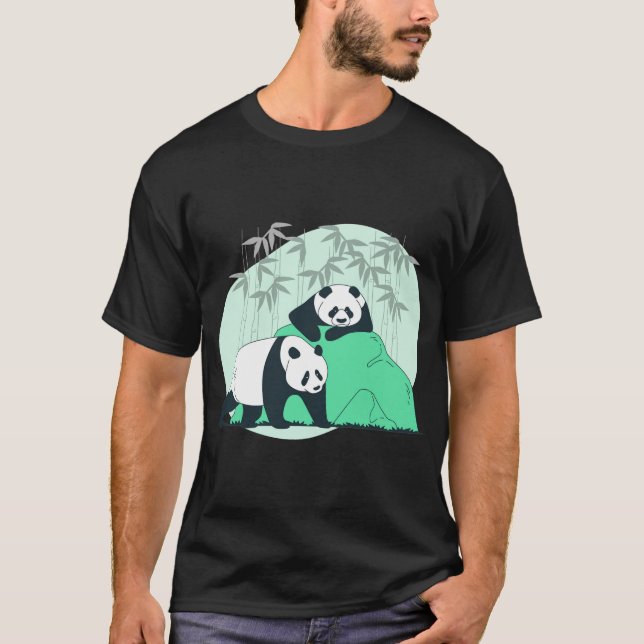 cute stuffed animals Panda T-Shirt (Front)
