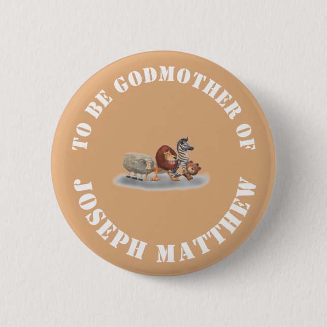  Cute Stuffed Animals Themed  6 Cm Round Badge (Front)