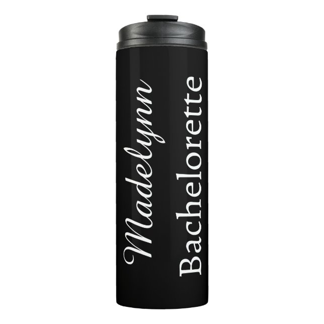 Cute Stylish Personalised Bridesmaid  Thermal Tumb Thermal Tumbler (Front)