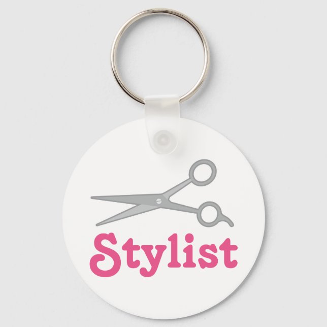 Cute Stylist Key Ring (Front)