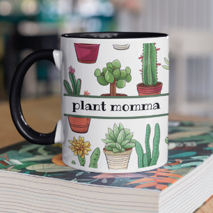 Cute Succulents and Cactus Pattern Mug