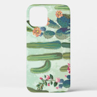 Cute Succulents: Vintage Cactus Pattern