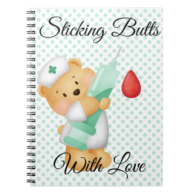 Cute Sugar Bear Notebook (Front)