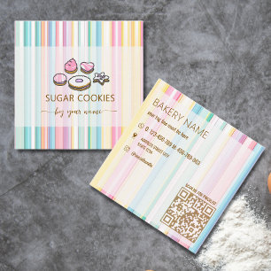 Cute Sugar cookies Business Card
