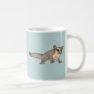 Cute sugar glider mug blue