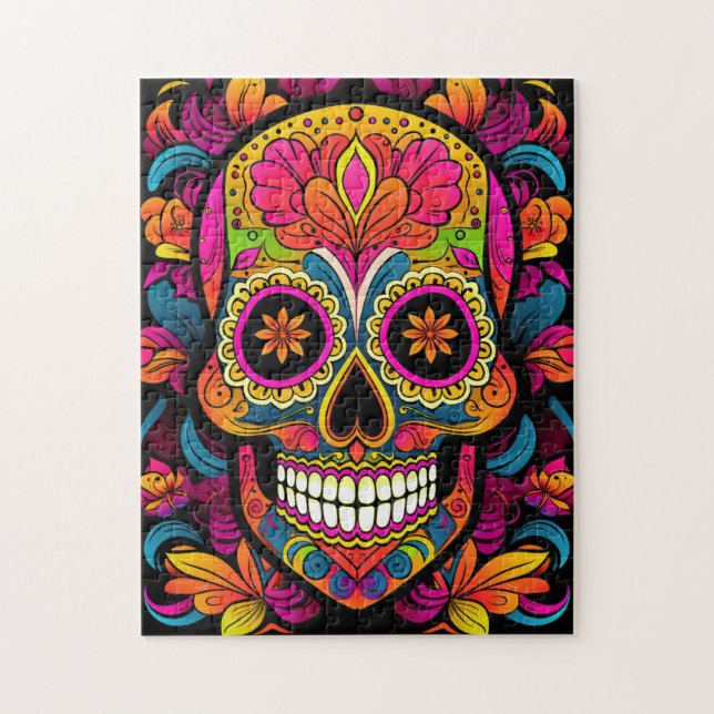 Cute Sugar Skull Jigsaw Puzzle (Vertical)