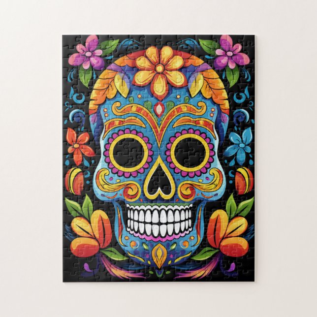 Cute Sugar Skull Jigsaw Puzzle (Vertical)