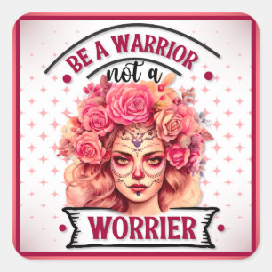 Cute Sugar Skull  Square Sticker