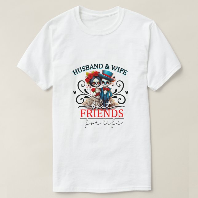 Cute Sugar Skull T-Shirt (Design Front)