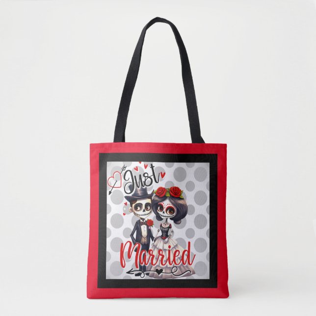 Cute Sugar Skull  Tote Bag (Front)