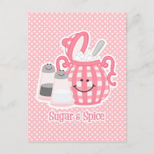 Cute Sugar & Spice Postcard