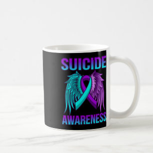 Cute Suicide Awareness Wings Happy Support Graphic Coffee Mug