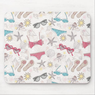 Cute Summer Abstract Pattern Mouse Mat