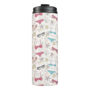 Cute Summer Abstract Pattern Thermal Tumbler