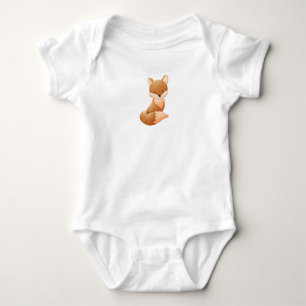 Cute Summer Baby Fox Bodysuit