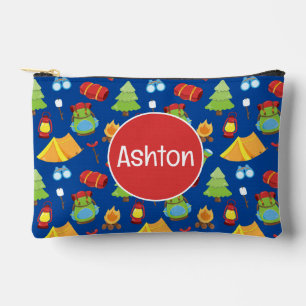Cute Summer Camp Pattern Accessory Pouch