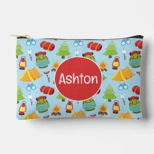 Cute Summer Camp Pattern Accessory Pouch