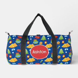 Cute Summer Camp Pattern Duffle Bag