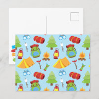Cute Summer Camp Pattern