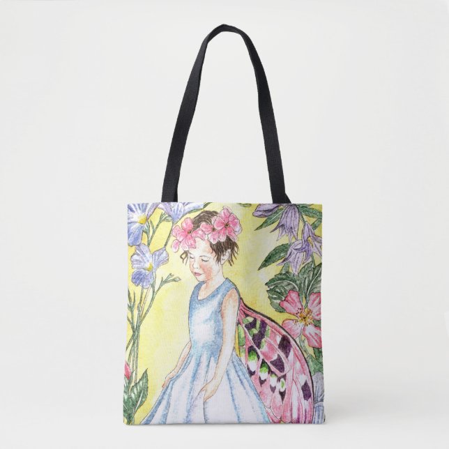 Cute Summer Fairy Tote Bag (Front)