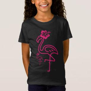 Cute Summer Girly Flamingo T-Shirt