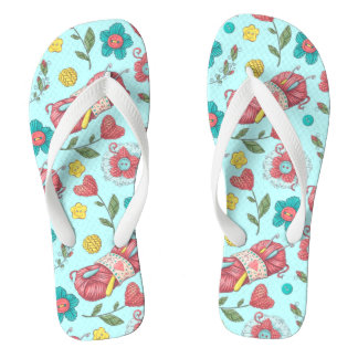 Cute Summer Girly Fun Flip Flops